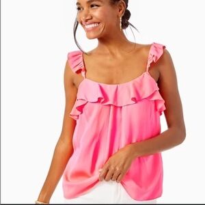 {Lilly Pulitzer} Ruffle Tank